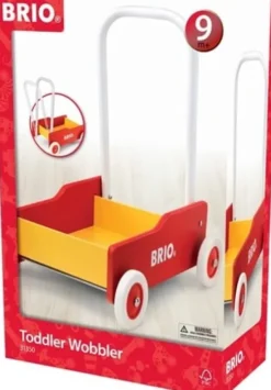 Brio Gåvogn I Træ - Rød