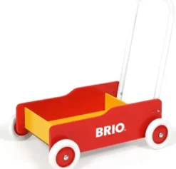 Brio Gåvogn I Træ - Rød