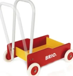 Brio Gåvogn I Træ - Rød