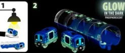 Brio 33970 - Metro Train & Tunnel - Glow In The Dark - World