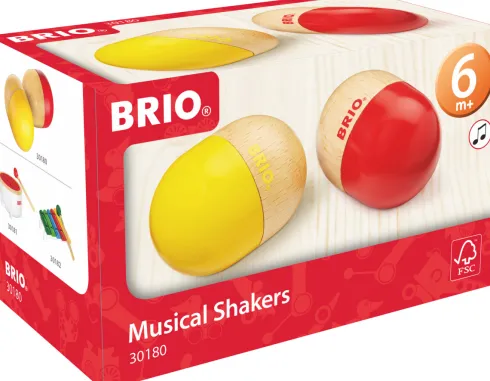 Brio - Rasleæg I Træ - Gul Og Rød