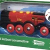 Brio - Rødt Lokomotiv - Batteridrevet Tog - 33592