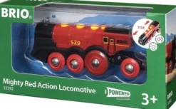 Brio - Rødt Lokomotiv - Batteridrevet Tog - 33592