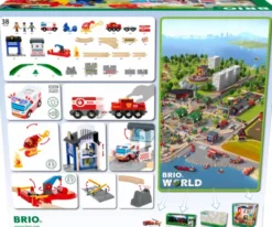 Brio Rescue - Togsæt Med Redningshold - 36025
