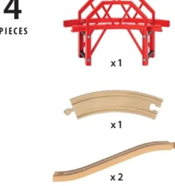 Brio - Tog Bro Med Opfartsskinner - 33699