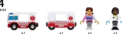 Brio World - Ambulance Med Lys Og Lyd - 4 Dele - 36035