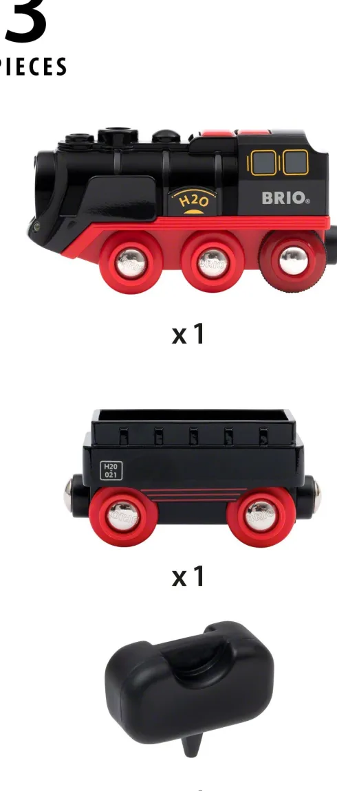 Brio World - Batteridrevet Tog Med Damp Effekter - 33884