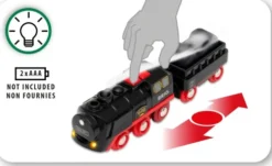 Brio World - Batteridrevet Tog Med Damp Effekter - 33884
