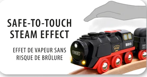Brio World - Batteridrevet Tog Med Damp Effekter - 33884
