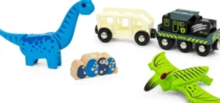 Brio World - Dinosaur Batteridrevet Tog Sæt - 5 Dele - 36096