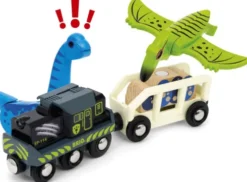 Brio World - Dinosaur Batteridrevet Tog Sæt - 5 Dele - 36096