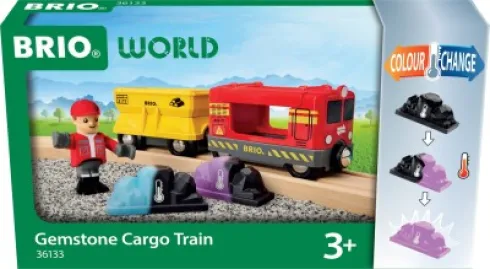 Brio World 36133 - Gemstone Cargo Train - Tog Med Ædelstene