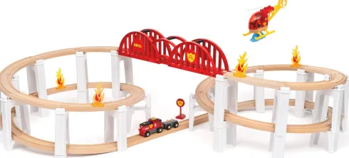 Brio World - Mega Spiral Togbane Legesæt - 73 Dele - 36114