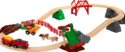 Brio World - Togbane Og Tog Bondegårdssæt - 33984