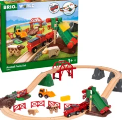 Brio World - Togbane Og Tog Bondegårdssæt - 33984