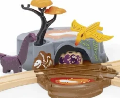Brio World - Togbanesæt Med Dinosaurer - 36094