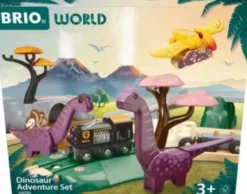 Brio World - Togbanesæt Med Dinosaurer - 36094