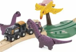 Brio World - Togbanesæt Med Dinosaurer - 36094