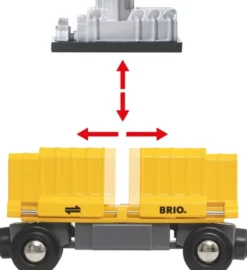 Brio World Tog - Godstog Med Tre Vogne - 33982