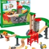 Brio World Tog - Løft Og Læs Med Lagerbygning - 33887