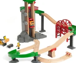 Brio World Tog - Løft Og Læs Med Lagerbygning - 33887