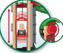 Brio World Tog - Løft Og Læs Med Lagerbygning - 33887