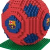 Brxlz - 3D Football - Byggesæt - 696 Klodser - Fc Barcelona