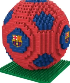 Brxlz - 3D Football - Byggesæt - 696 Klodser - Fc Barcelona