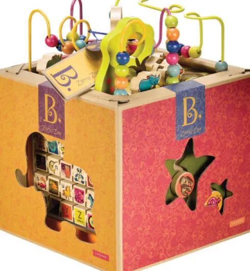 B. Toys - Stort Aktivitetscenter I Træ - 1004