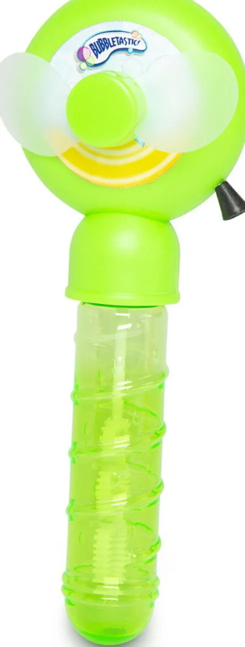 Bubbletastic - Bubble Fan - 2-I-1 Sæbebobleblæser - Assorteret
