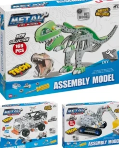 Buddy Builder Stort Metal Byggesæt - Assorteret