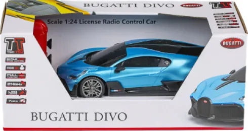 Bugatti Divo - Rc Fjernstyret Racerbil - 1:24 - 2,4 Ghz - Blå