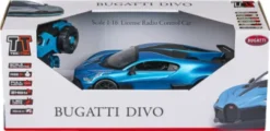 Bugatti Divo - Rc Fjernstyret Racerbil - 1:16 - 2,4 Ghz - Blå