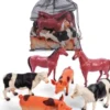Bull Bløde Bondegårdsdyr 30 CM - Assorteret