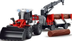 Bulldozer W/Hanger, Woods, Friction, Light & Sound - Klx Toys