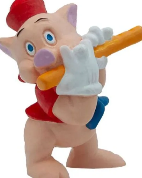 Bullyland - Disney Figur - Fløjtespiller Gris - De 3 Små Grise