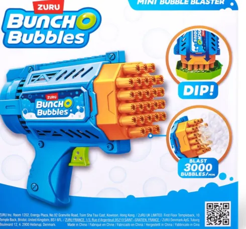 Bunch O Bubbles - Blaster Sæbeboble Pistol - Small - Zuru