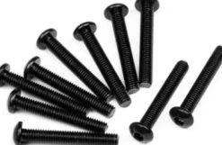 Button Head Screw M3X20Mm - 10Pcs - Hpz357 - Hpi Racing