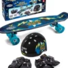 California - Skateboard Med Sikkerhedsudstyr