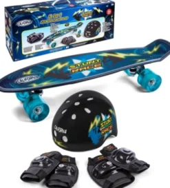 California - Skateboard Med Sikkerhedsudstyr