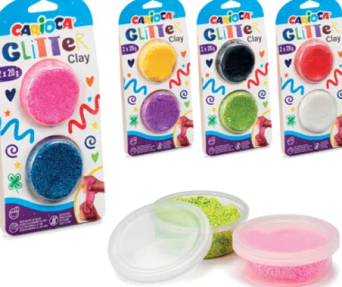 Carioca - Glimmer Modellervoks - 2-Pak