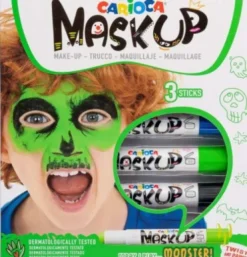 Carioca Mask Up - Ansigtsmaling - Monster -3 Stk - 43051