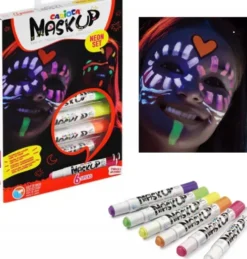 Carioca Mask Up - Neon Ansigtsmaling - 6 Neon Farver