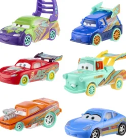 Cars - Light Up Biler - 1:55 - Assorteret - Mattel Jmt42