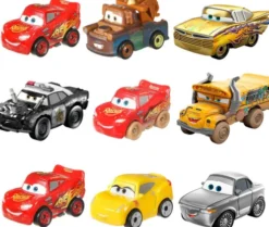 Cars - Mini Racerbiler I Metal - 3-Pak - Assorteret - Mattel Gkg01
