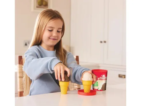 Casdon - Play Ice Cream Tub - Vanilla & Chocolate - Is Legemad
