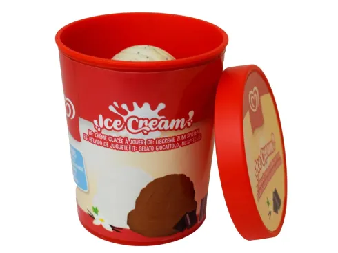Casdon - Play Ice Cream Tub - Vanilla & Chocolate - Is Legemad