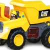 Cat Arbejdsbiler - Power Action Crew Med Figur - Dump Truck 29 CM