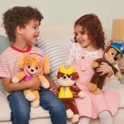 Chase Bamse - Paw Patrol - Tag Med På Tur Bamse - 33 CM