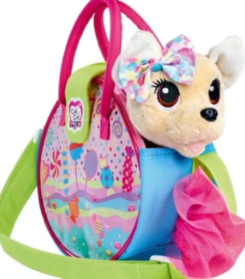 Chi Chi Love - Chihuahua Hundehvalp Bamse I Taske - Sweetest Candy - 20 CM